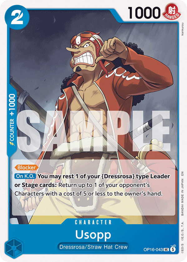 Usopp One Piece card