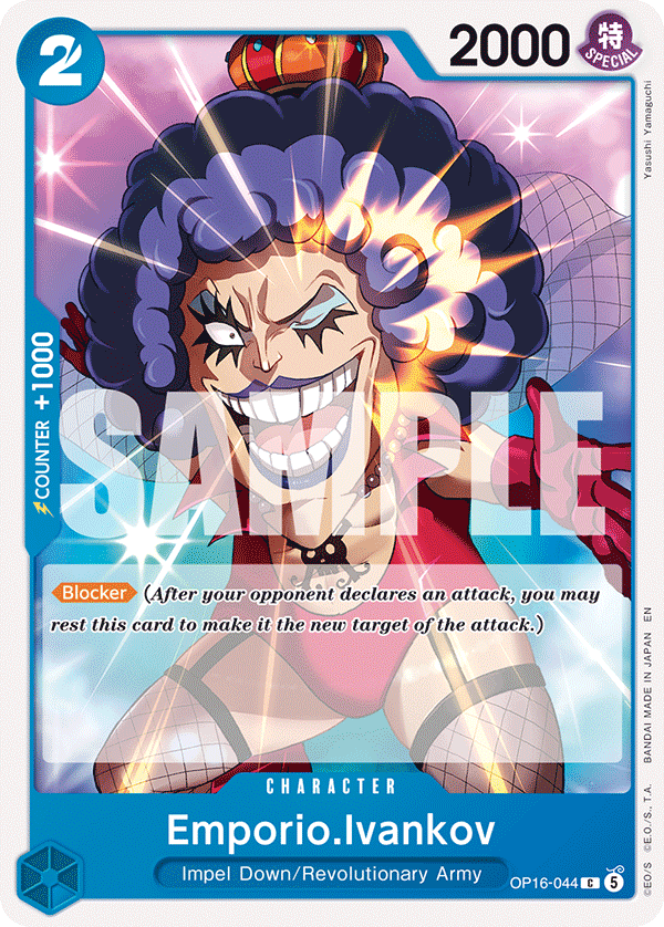 Emporio.Ivankov One Piece card
