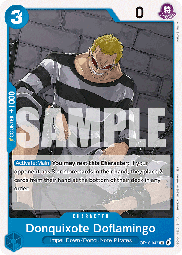 Donquixote Doflamingo One Piece card