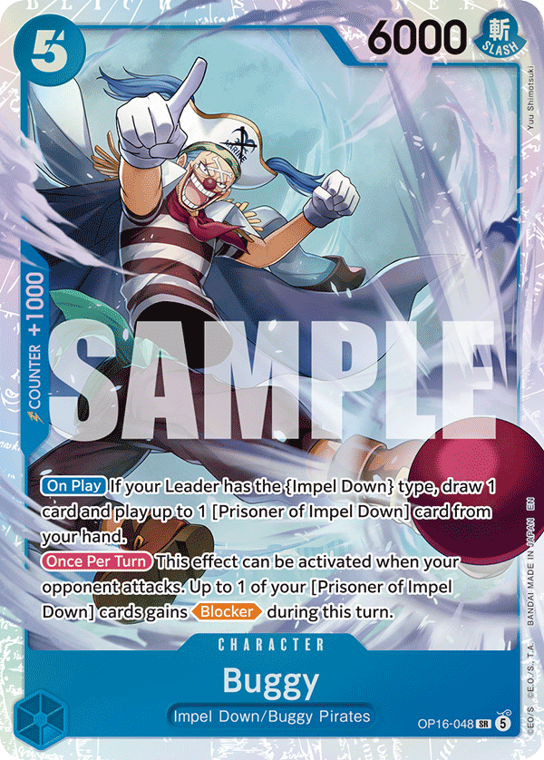 Buggy One Piece card