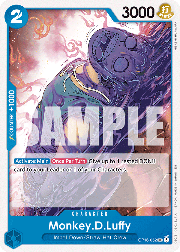 Monkey.D.Luffy One Piece card