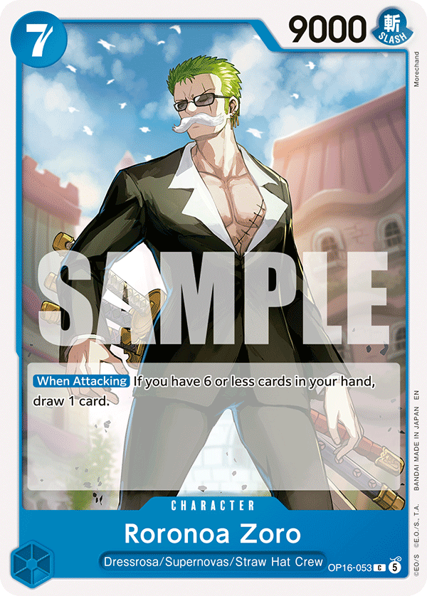 Roronoa Zoro One Piece card