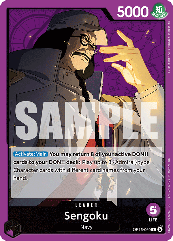Sengoku One Piece card