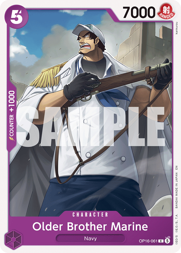 Older Brother Marine One Piece card