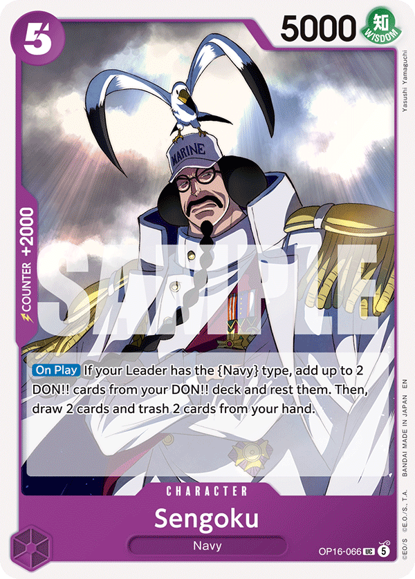 Sengoku One Piece card