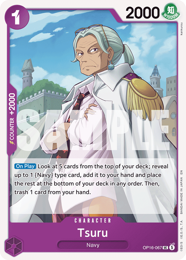 Tsuru One Piece card