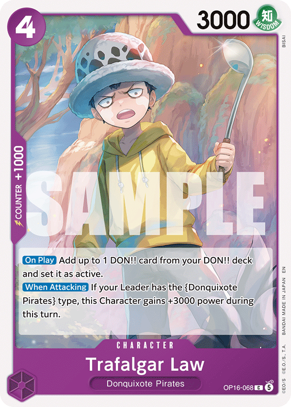 Trafalgar Law One Piece card