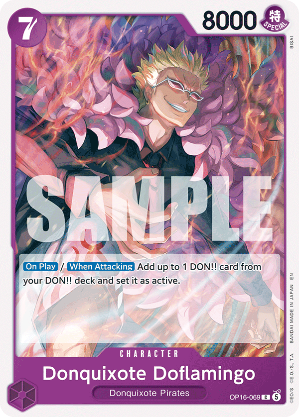 Donquixote Doflamingo One Piece card