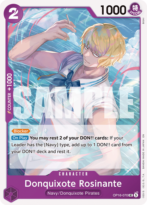 Donquixote Rosinante One Piece card
