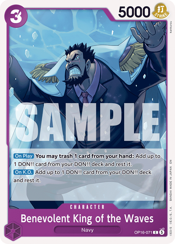 Benevolent King of the Waves One Piece card