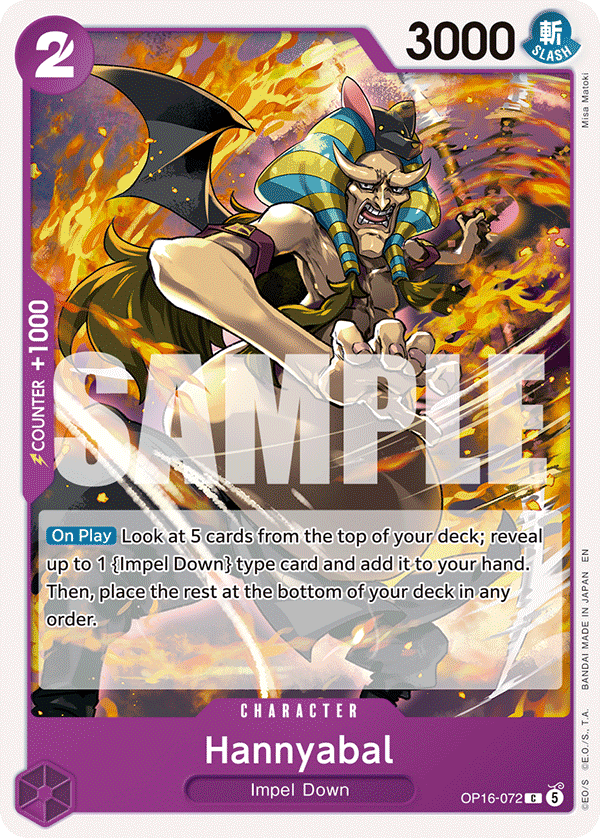 Hannyabal One Piece card