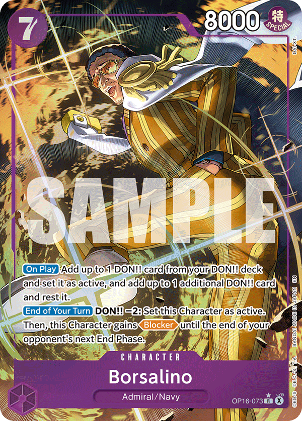 Borsalino One Piece card