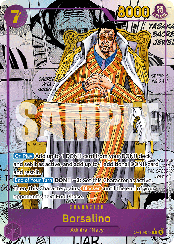 Borsalino One Piece card
