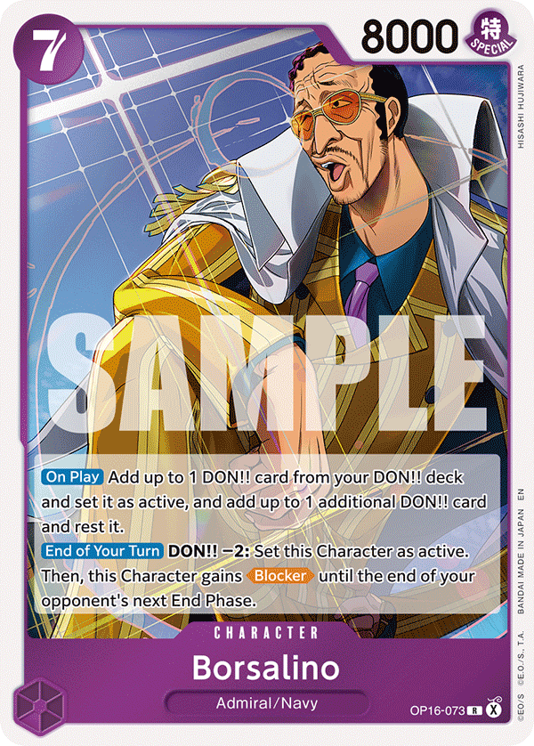 Borsalino One Piece card