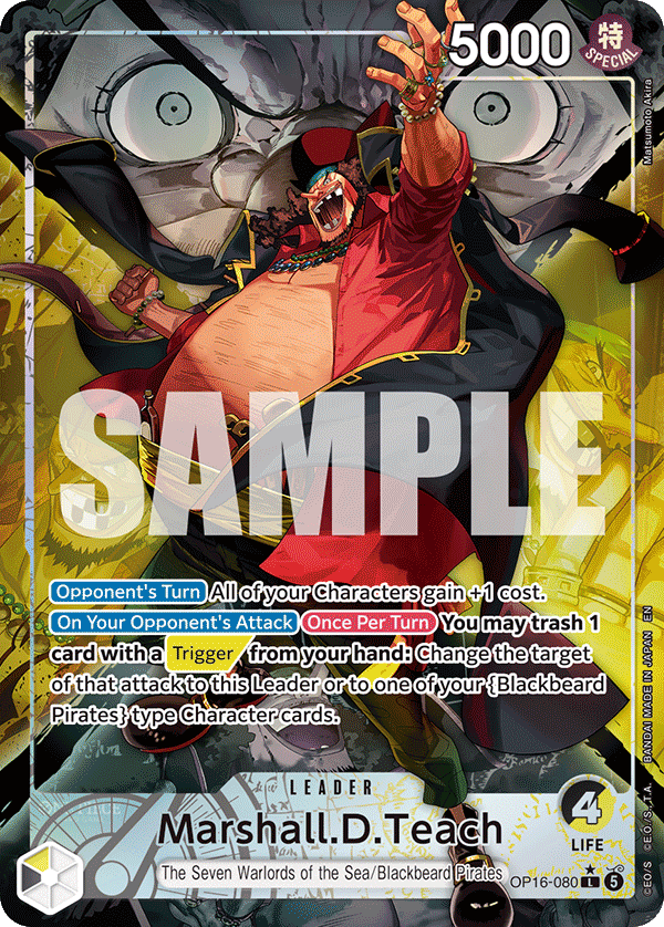 Marshall.D.Teach One Piece card