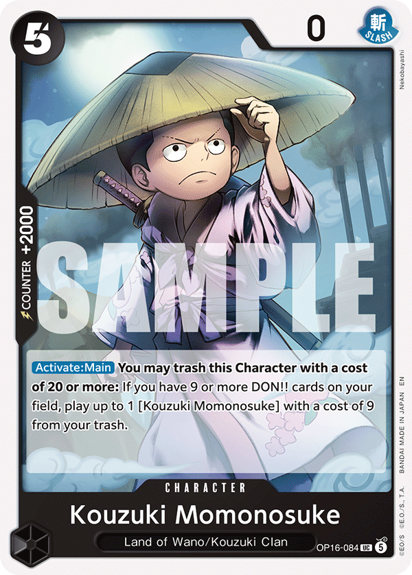 Kouzuki Momonosuke One Piece card