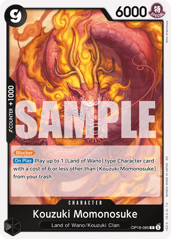 Kouzuki Momonosuke One Piece card