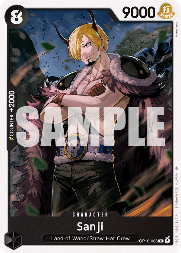 Sanji One Piece card