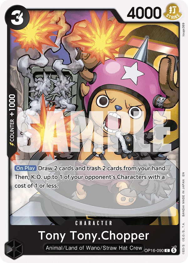 Tony Tony.Chopper One Piece card