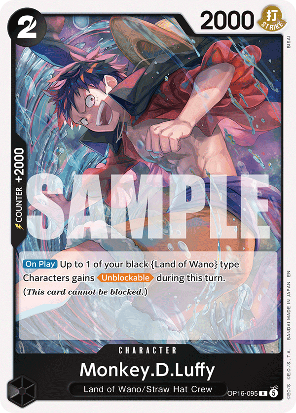 Monkey.D.Luffy One Piece card