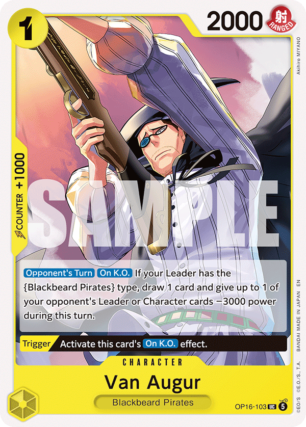 Van Augur One Piece card