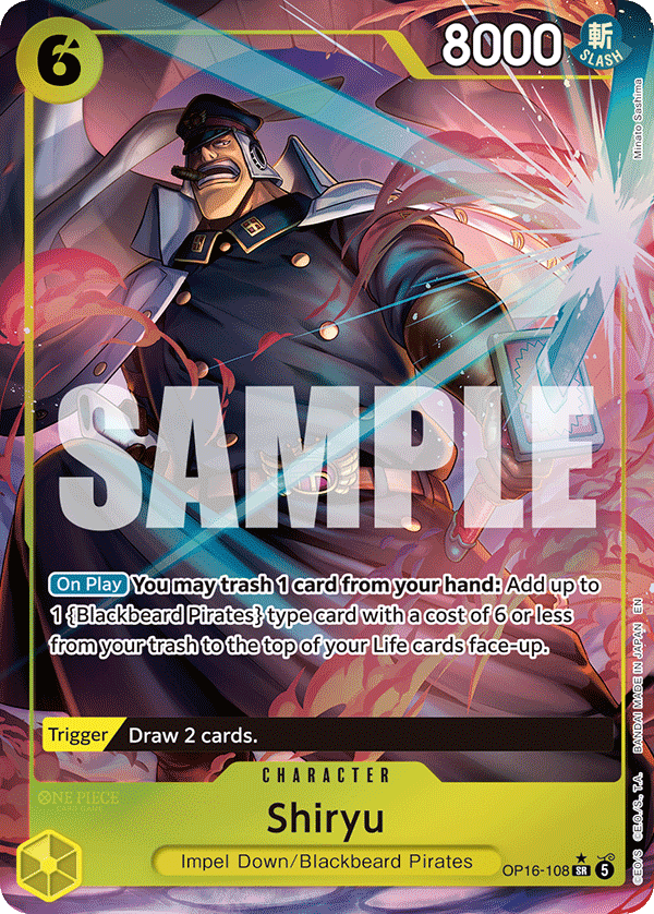 Shiryu One Piece card