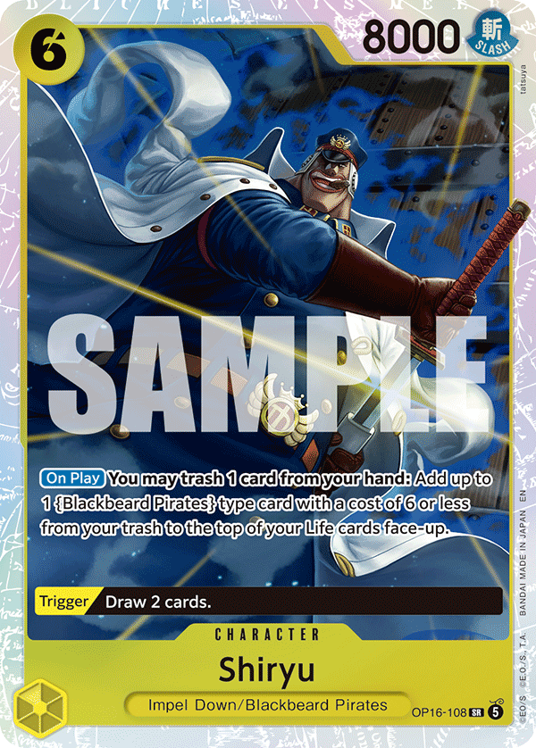 Shiryu One Piece card