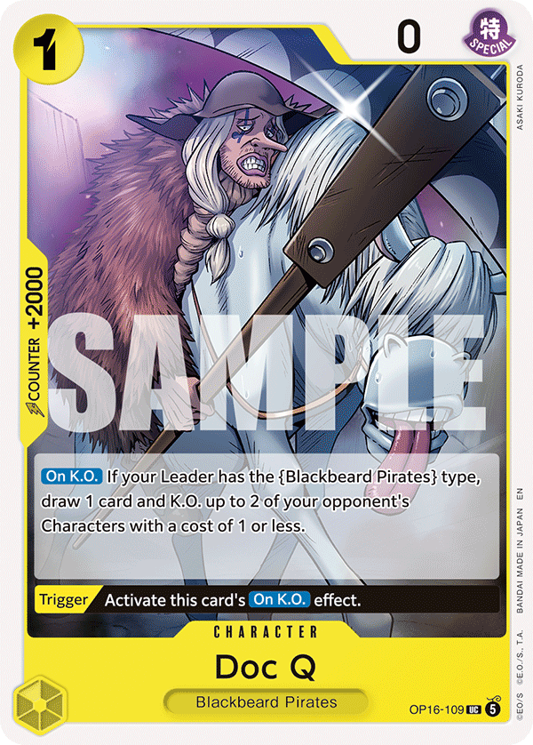 Doc Q One Piece card
