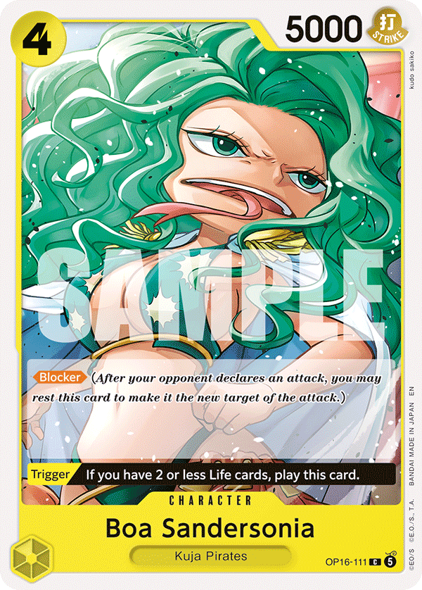 Boa Sandersonia One Piece card