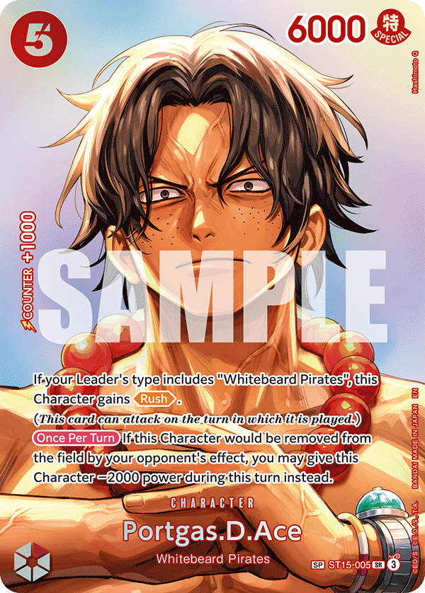 Portgas.D.Ace One Piece card