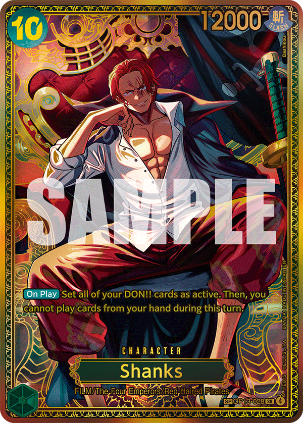 Shanks One Piece card