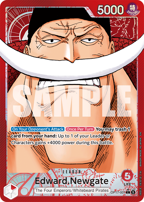 Edward.Newgate One Piece card