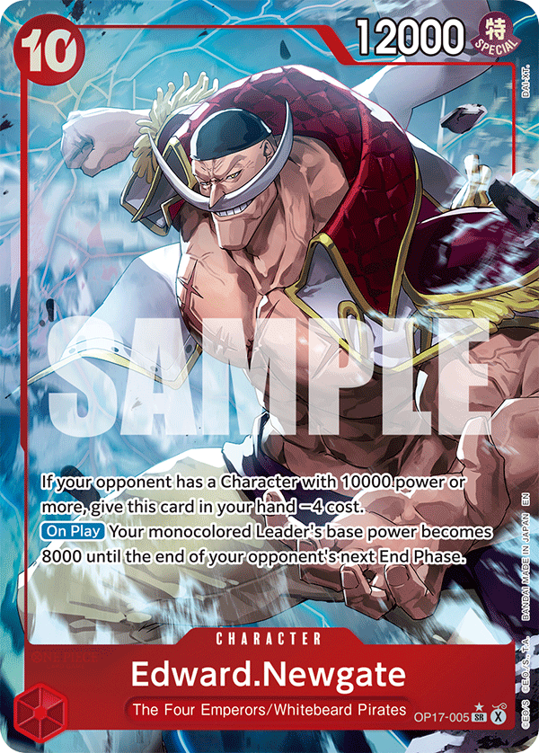 Edward.Newgate One Piece card