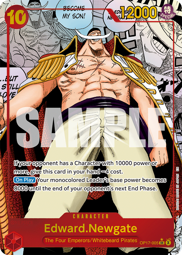 Edward.Newgate One Piece card