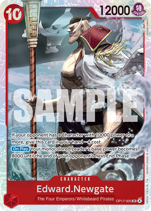 Edward.Newgate One Piece card