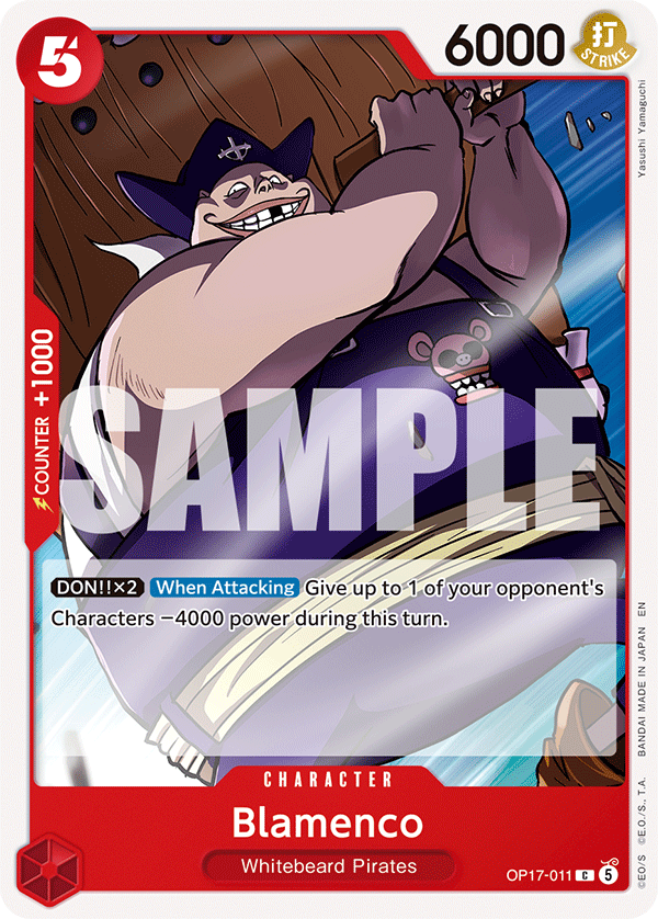 Blamenco One Piece card