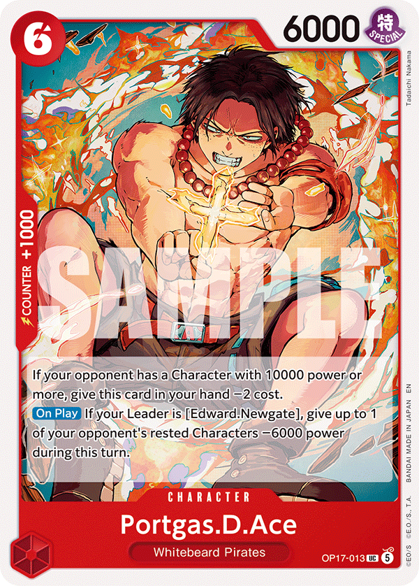 Portgas.D.Ace One Piece card