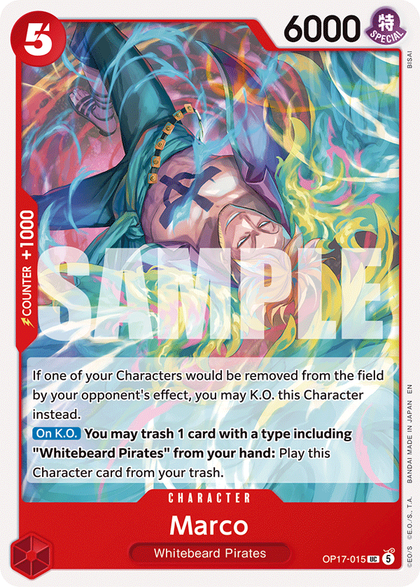 Marco One Piece card