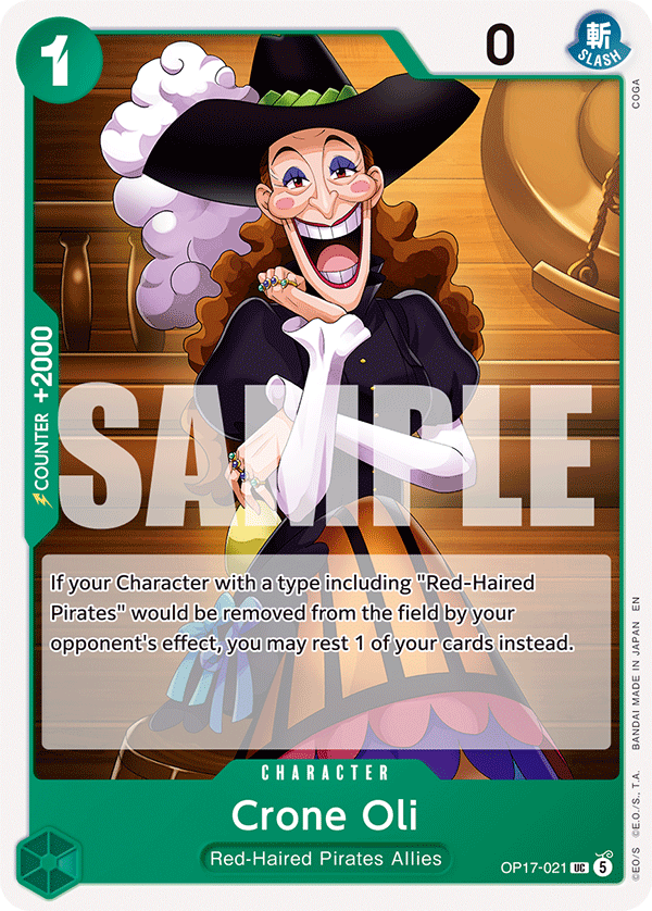Crone Oli One Piece card