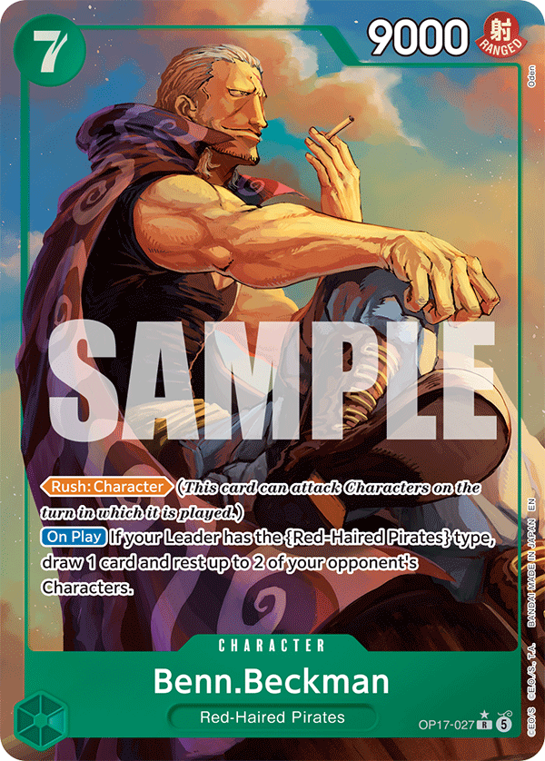 Benn.Beckman One Piece card