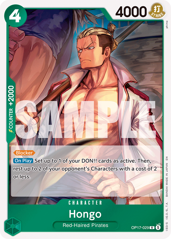 Hongo One Piece card