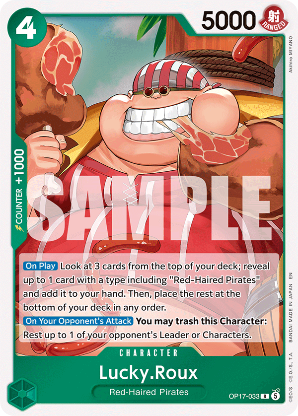 Lucky.Roux One Piece card