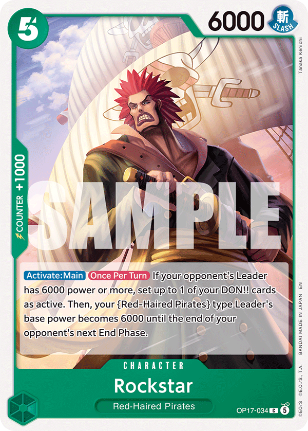 Rockstar One Piece card