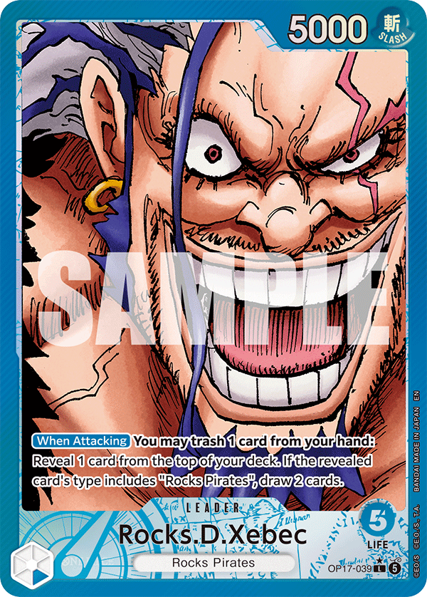 Rocks.D.Xebec One Piece card