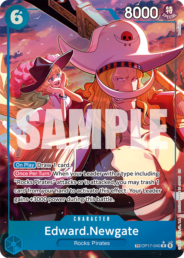 Edward.Newgate One Piece card