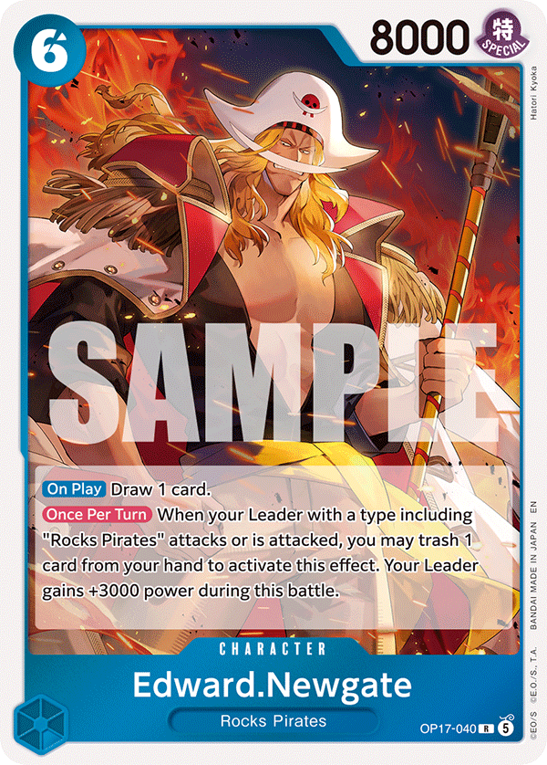 Edward.Newgate One Piece card
