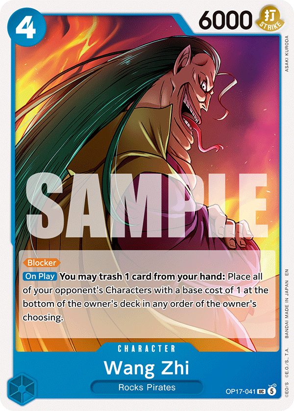 Wang Zhi One Piece card