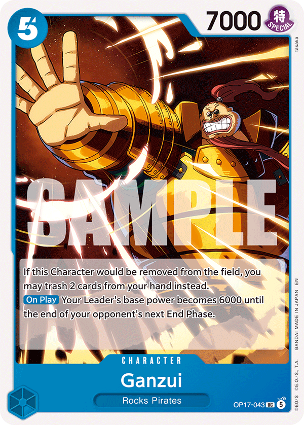Ganzui One Piece card