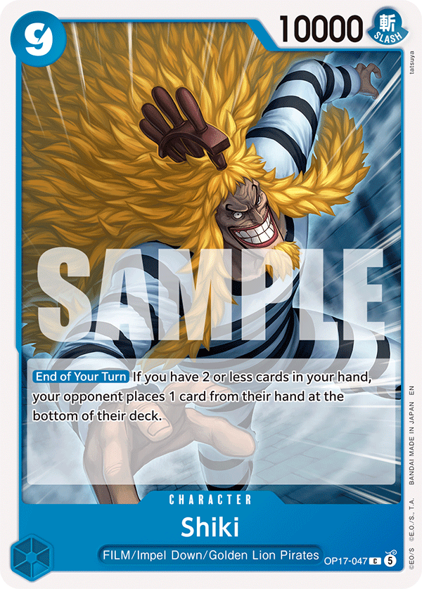 Shiki One Piece card
