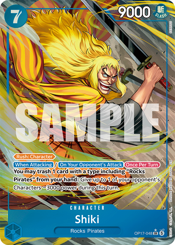 Shiki One Piece card